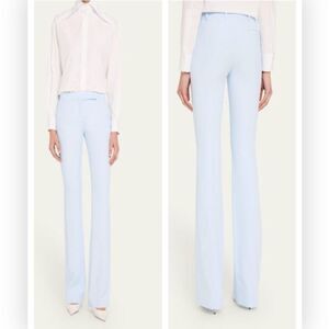 Alexander McQueen 585076QEAAA Narrow Bootcut Pants Spring Blue 44/8 NWT $1978